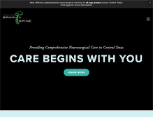 Tablet Screenshot of centraltexasbrainandspine.com